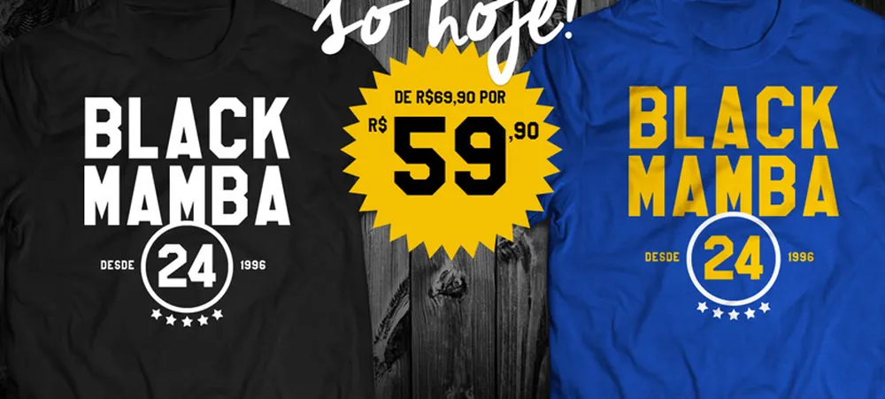 Só hoje: Camisas de R$ 69,90 por R$ 59,90