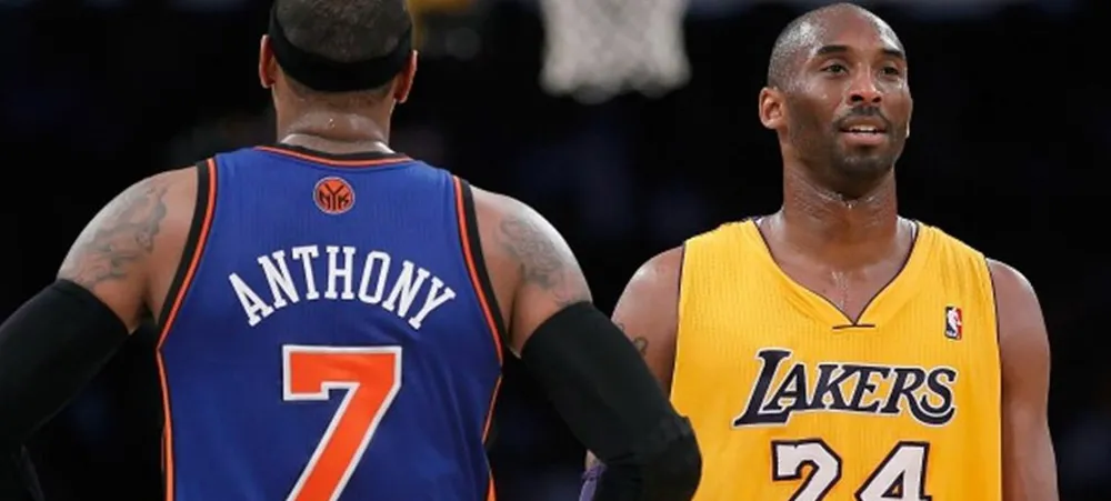 Lakers x Knicks: o último duelo entre Kobe e Carmelo