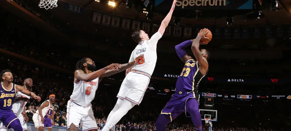 Cumprindo tabela, Lakers perde para o Knicks em Nova Iorque