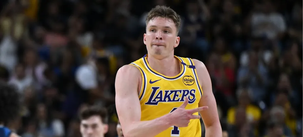 Dalton Knecht comanda primeira vitória do Lakers na pré-temporada da NBA