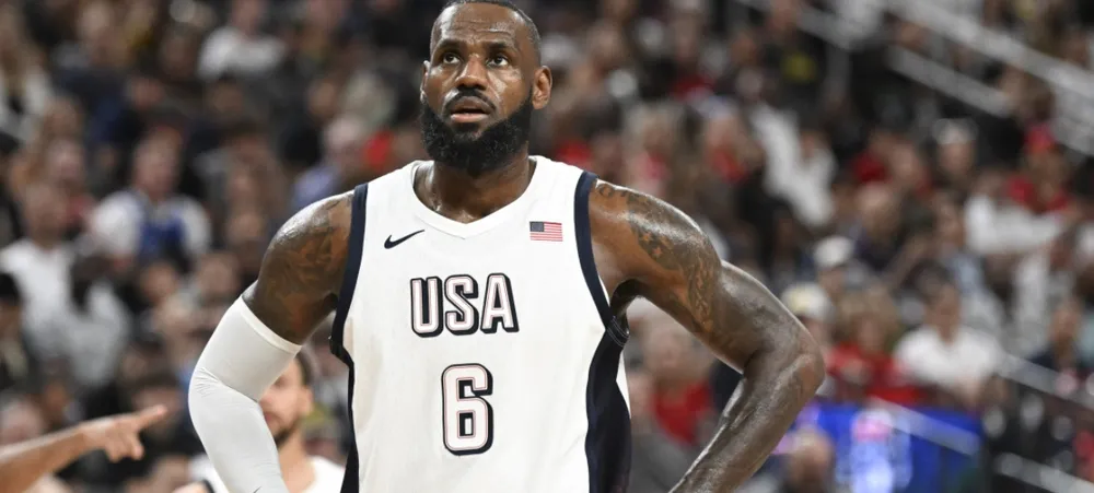 As atuações de LeBron James e Anthony Davis na vitória dos Estados Unidos sobre o Canadá
