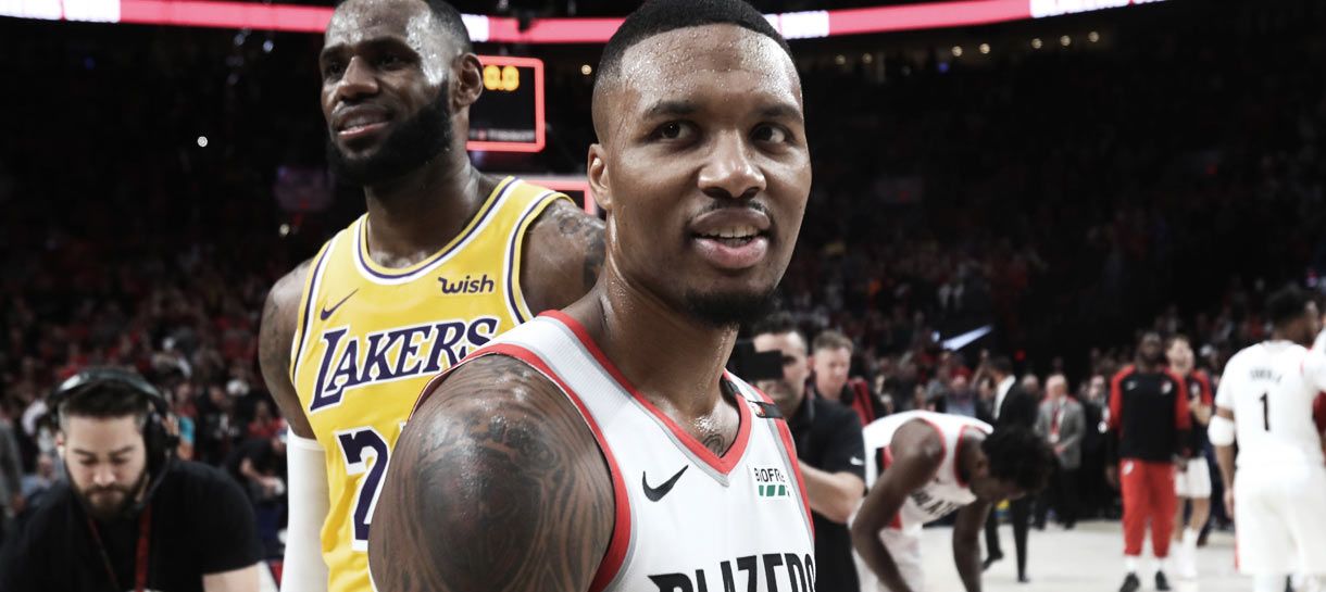 NBA: 2 negociações realistas que o Lakers pode fazer por Damian Lillard