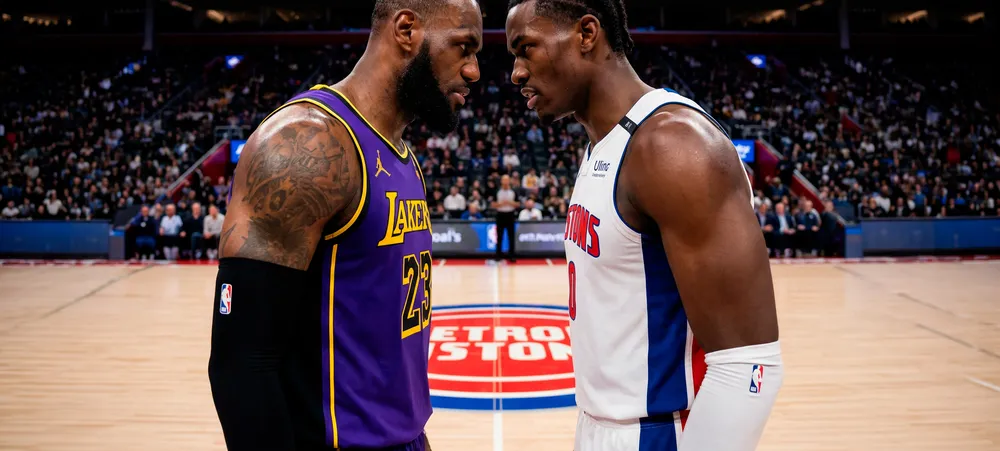 Lakers busca sequência histórica de dez vitórias ao visitar o líder do Leste em Detroit