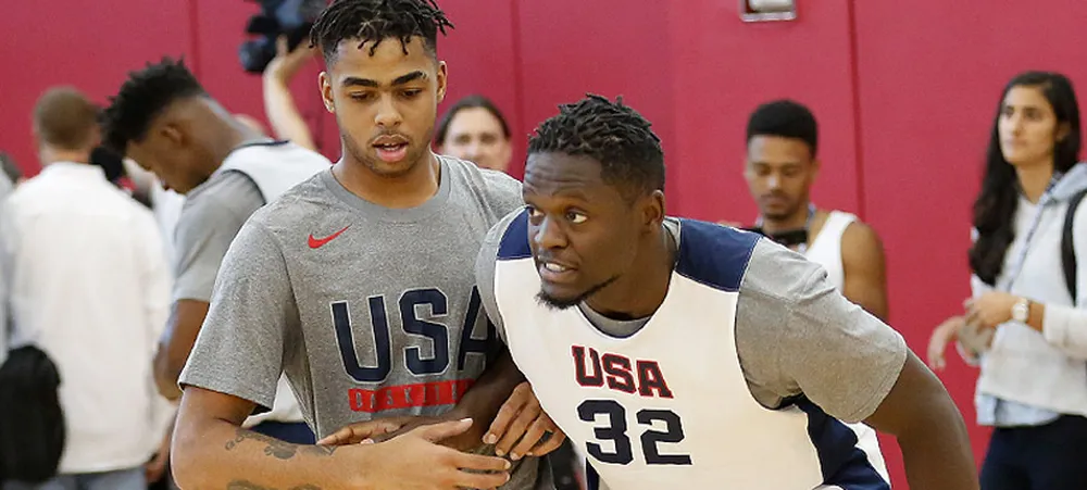 Russell, Randle e Ingram treinam com o Time USA