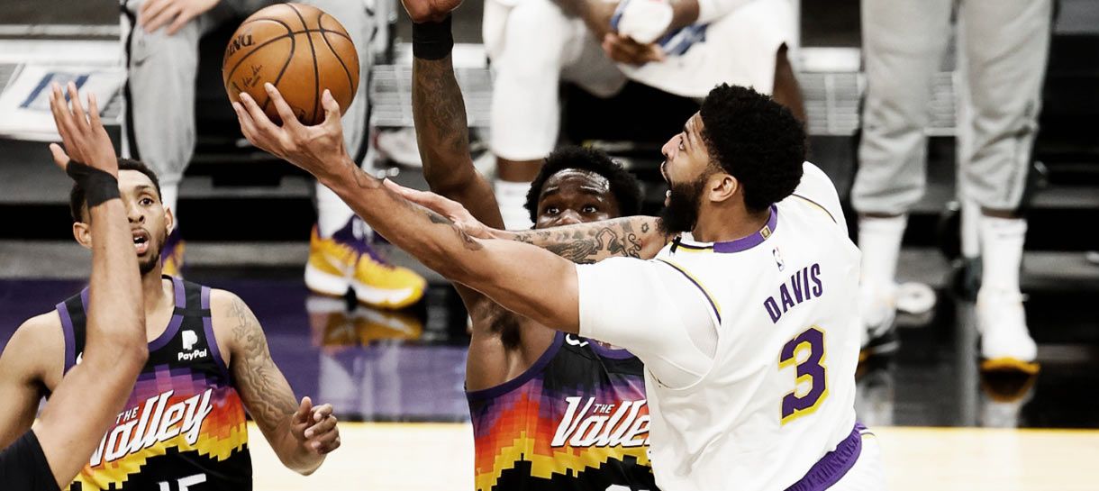 NBA: Anthony Davis é extremamente honesto ao falar de sua atuação no jogo entre Lakers e Suns