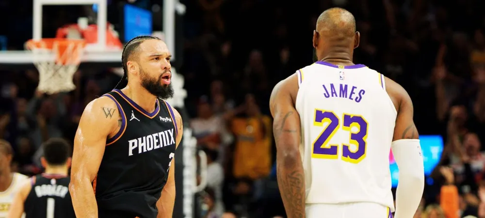 Lakers vence jogo insano e cheio de confusão contra o Suns