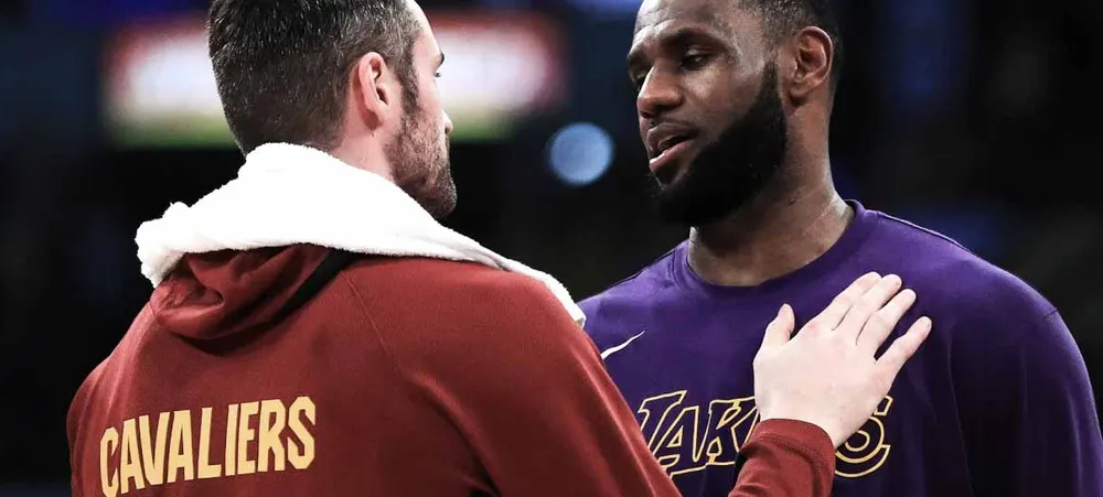 NBA: Kevin Love abre o jogo sobre aposentadoria de LeBron James