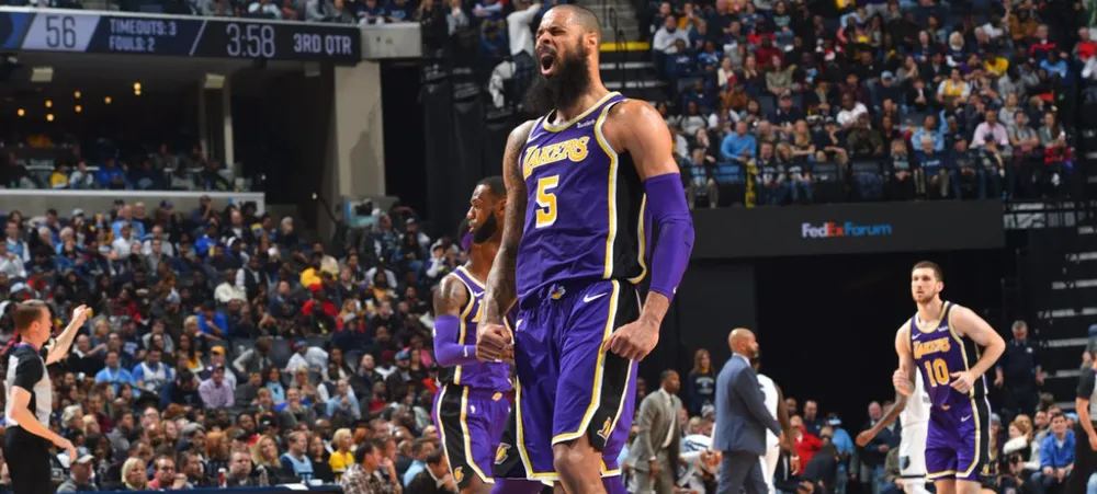 Lakers domina o Grizzlies e ganha uma posição na classificação