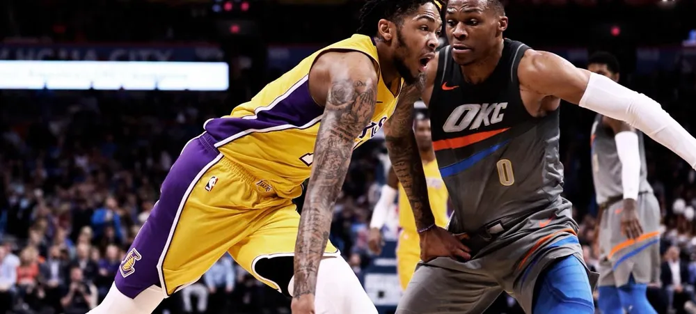 Lakers quebra escrita e vence Thunder em Oklahoma