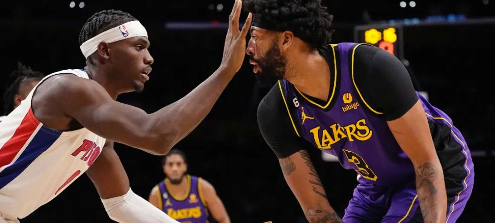 NBA: Com reforços e Davis endiabrado, Lakers vence Pistons em Los Angeles