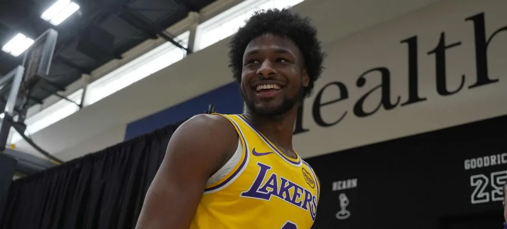 Bronny James reage sobre passar um tempo na G-League