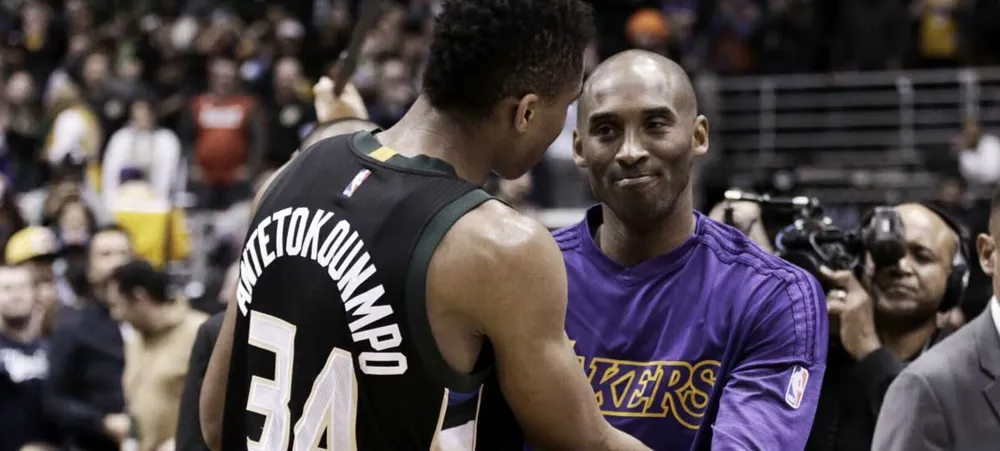 NBA: Giannis Antetokounmpo agradece desafio feito por Kobe Bryant