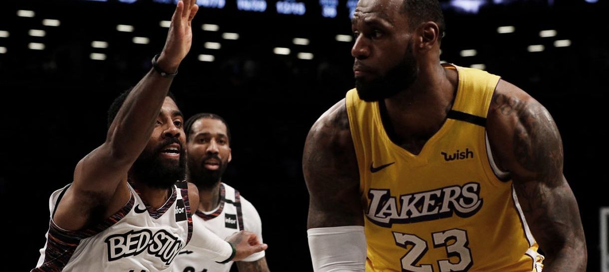Com desfalques, Lakers e Nets se enfrentam hoje em Los Angeles