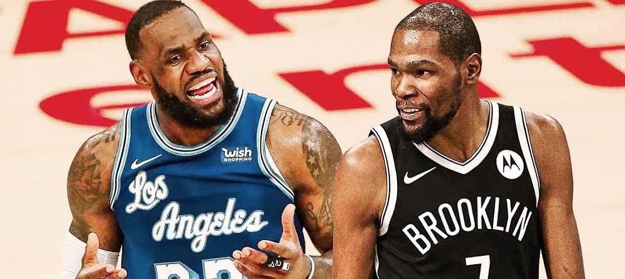 NBA: Técnicos e GMs preferem LeBron James a Kevin Durant para decidir jogos