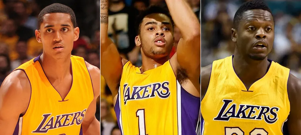 Clarkson, Russell e Randle: melhores lances contra o Warriors