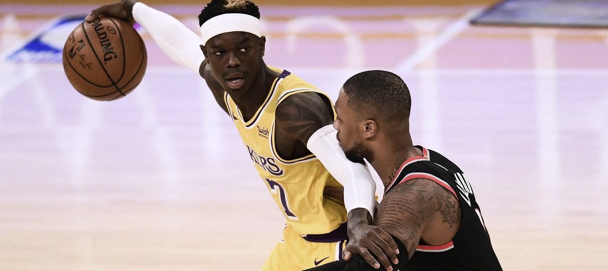 Lakers visita Blazers com provável retorno de Dennis Schroder