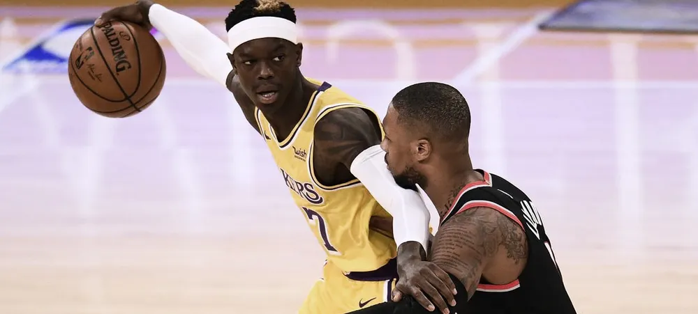 Lakers visita Blazers com provável retorno de Dennis Schroder