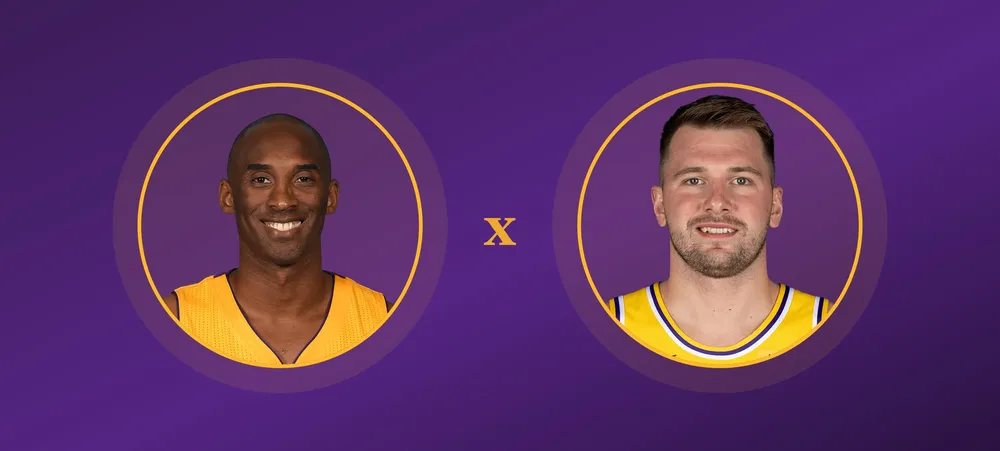 Kobe x Doncic: quem começou melhor com a camisa