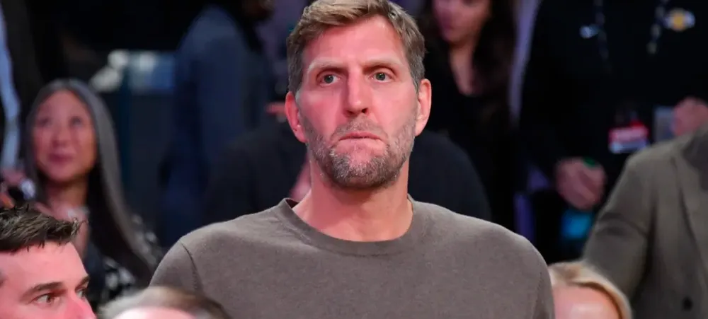 Dirk Nowitzki quebra regra para assistir Luka Doncic no Lakers