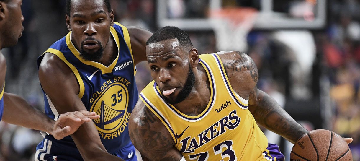 LeBron James manda mensagem para Kevin Durant por sua estreia no Nets