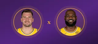 Doncic x LeBron: quem fez mais com a camisa do Lakers