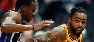 NBA: Lakers vence Kings com grande atuação de D’Angelo Russell