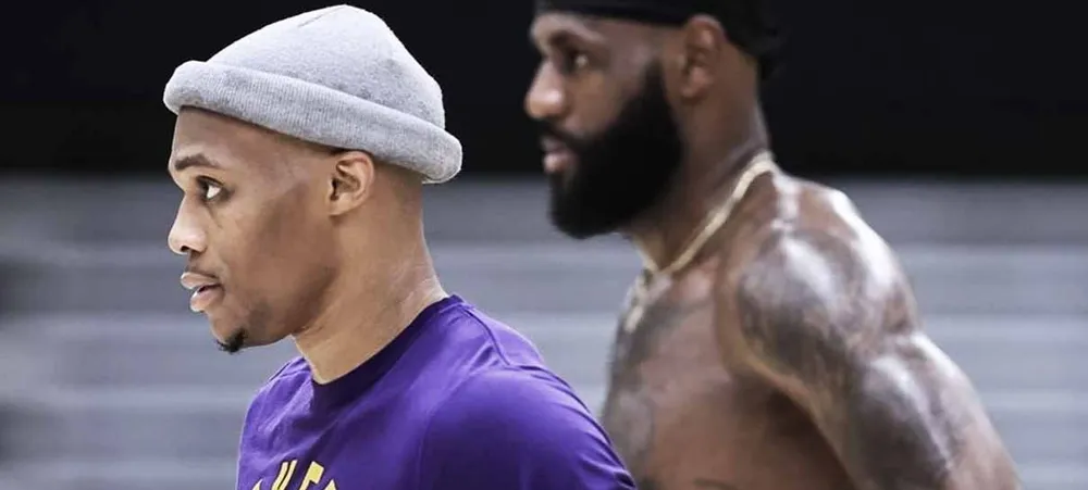 Assista! LeBron e Westbrook trabalham duro no centro de treinamento do Lakers