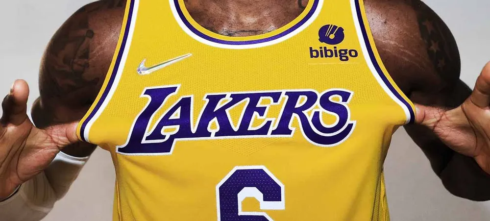Os uniformes do Lakers para a temporada 2021-22 da NBA