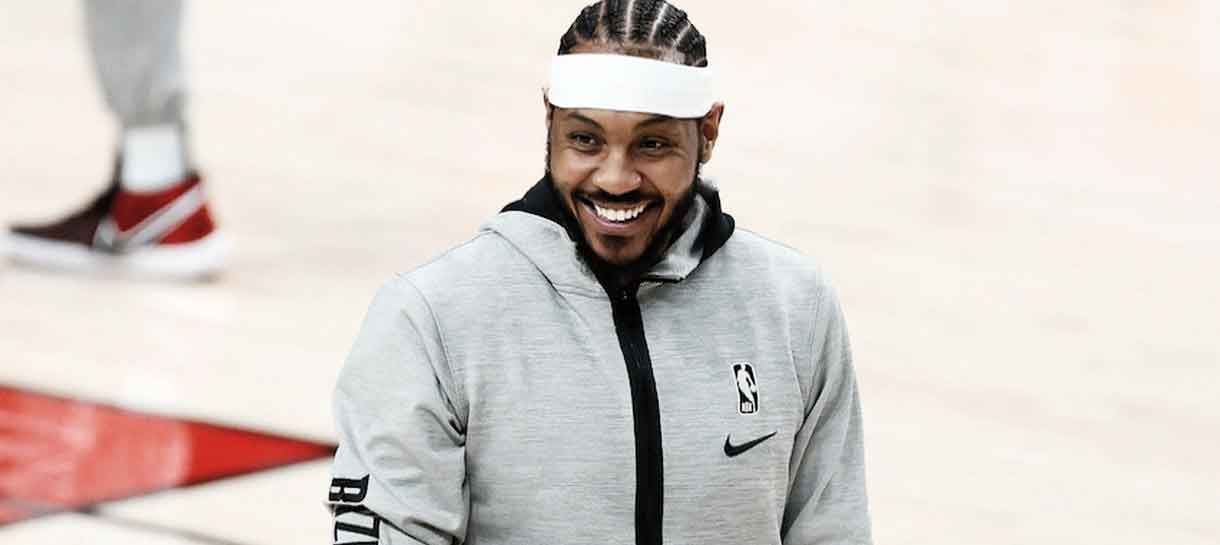 NBA: Carmelo Anthony ataca novamente com vídeo de treino de arremessos