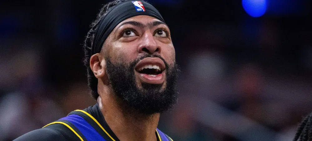 A reação de Anthony Davis após Bronny James ser draftado pelo Lakers