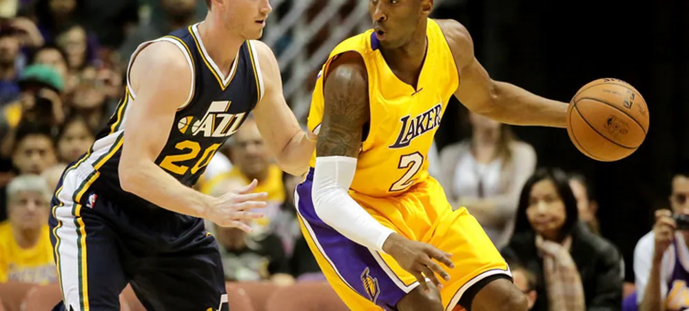 Kobe vai bem, mas Lakers não resiste ao Jazz
