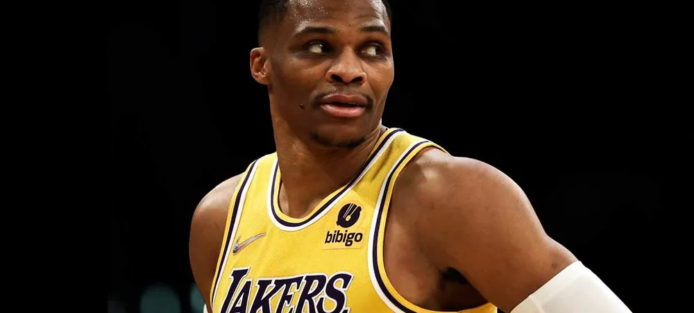 NBA: Durante último jogo do Lakers, Shaq conversa com Westbrook e dá conselho importante ao jogador