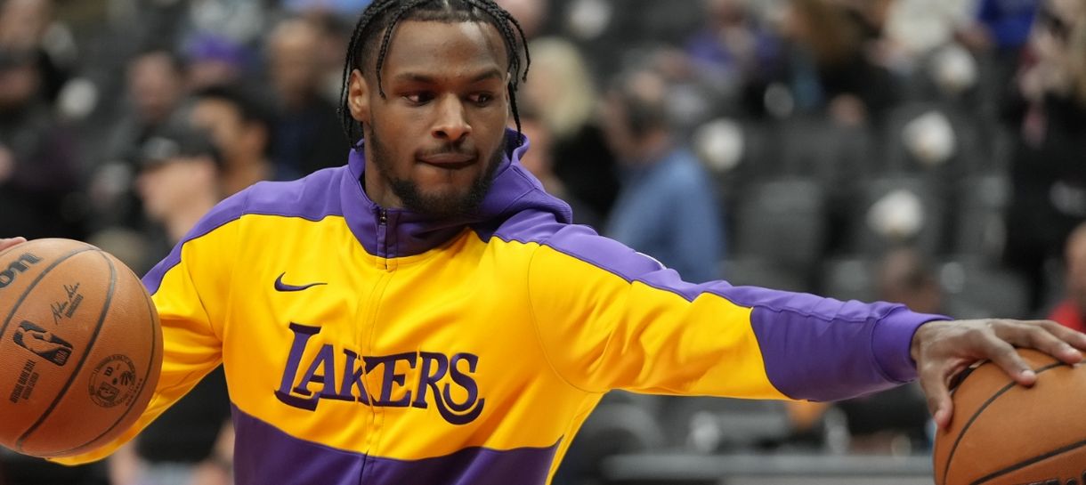 A estreia de Bronny James na G-League da NBA