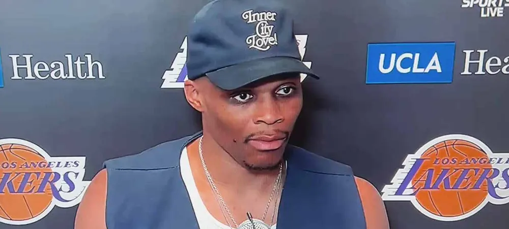 NBA: Westbrook tem discussão inacreditável com jornalista após derrota do Lakers