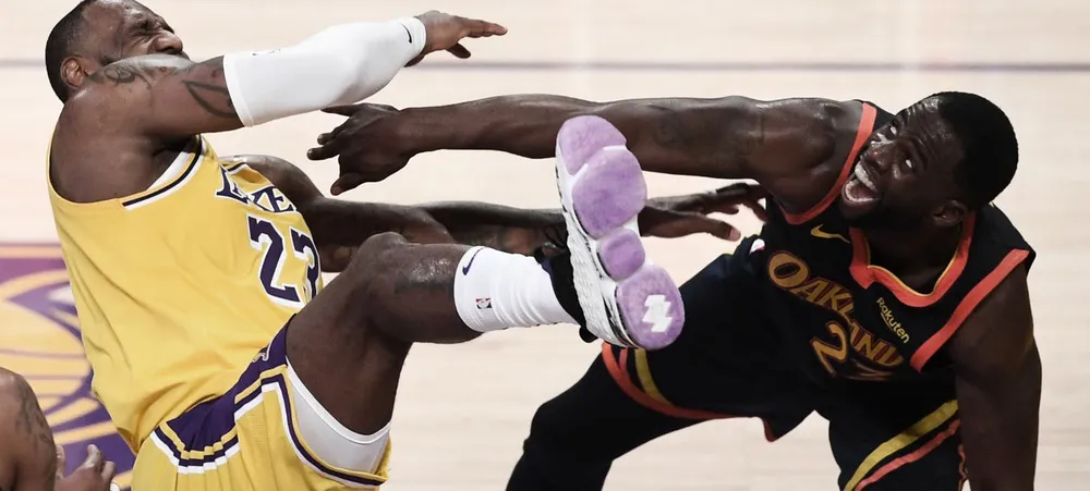 NBA: LeBron fala como está o tornozelo após duelo entre Lakers e Warriors