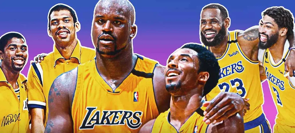 Na lista dos 75 melhores da NBA, 17 jogadores vestiram a camisa do Lakers