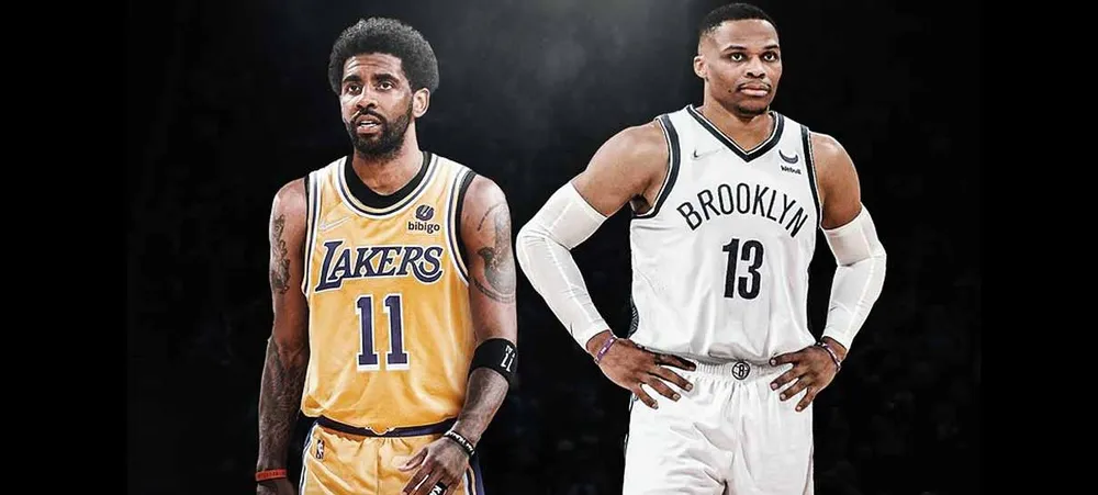 Todos os passos da negociação entre Lakers e Nets por Kyrie Irving e Russell Westbrook
