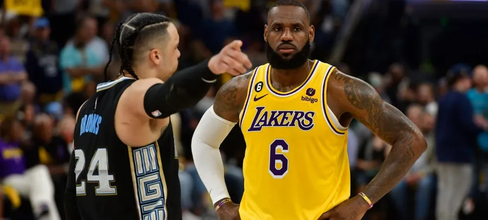 NBA: LeBron James responde a provocação de Dillon Brooks
