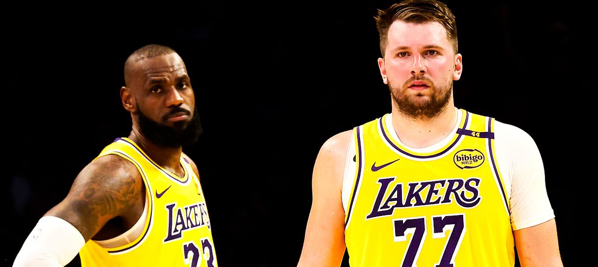 Como Luka Doncic e LeBron James reagiram à venda do Lakers