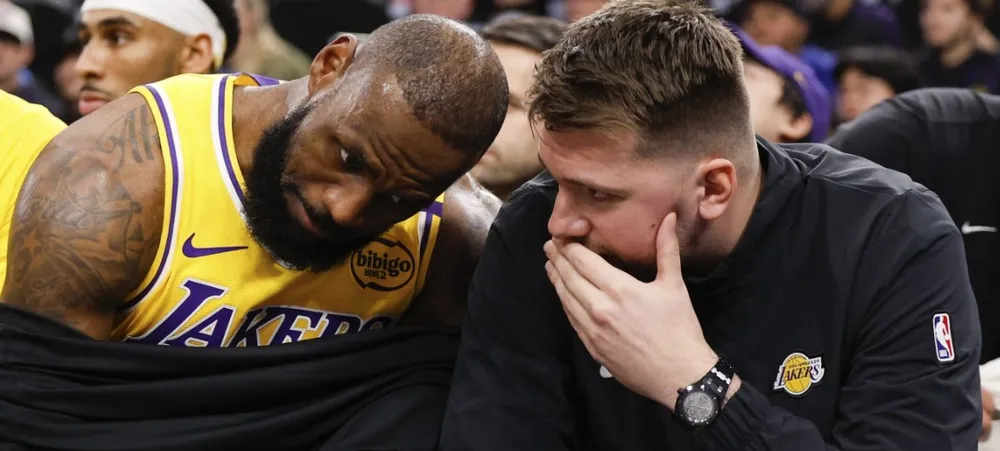 LeBron James abre o jogo pela primeira vez sobre troca de Anthony Davis e Luka Doncic