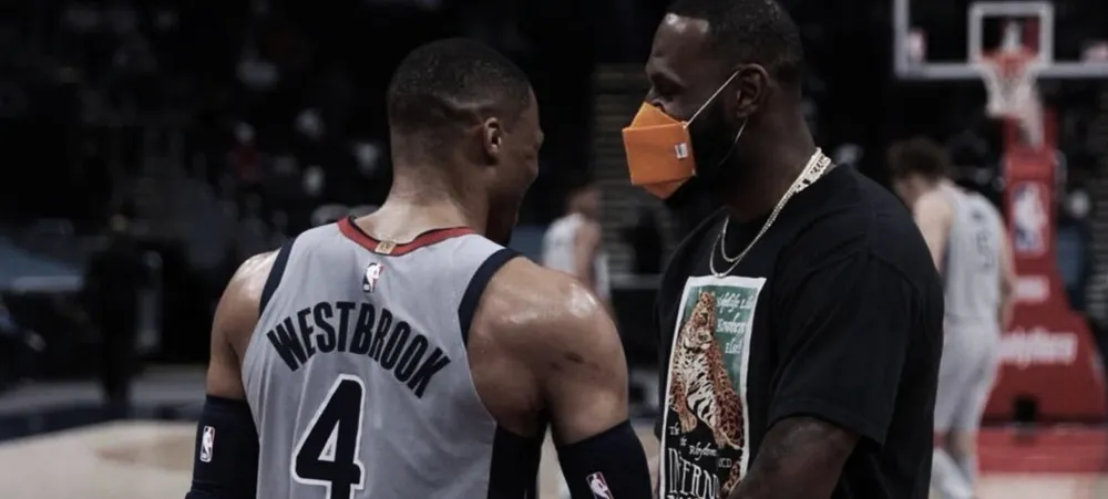 NBA: LeBron James manda mensagem para haters sobre seu legado e de Russell Westbrook