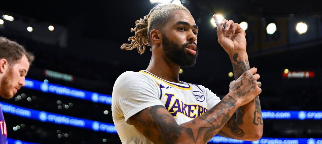 Perder a vaga de titular pode ser a 'salvação' de D'Angelo Russell no Lakers; entenda