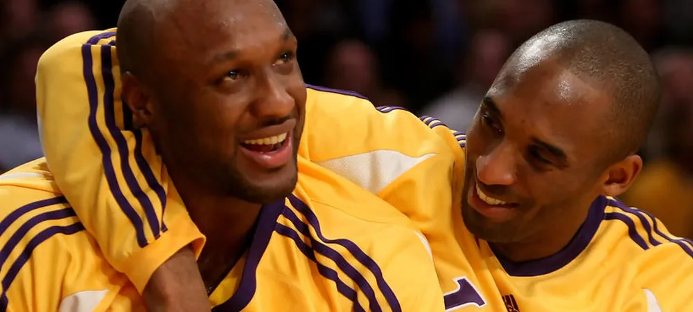 Kobe visitou Lamar Odom após a partida em Vegas