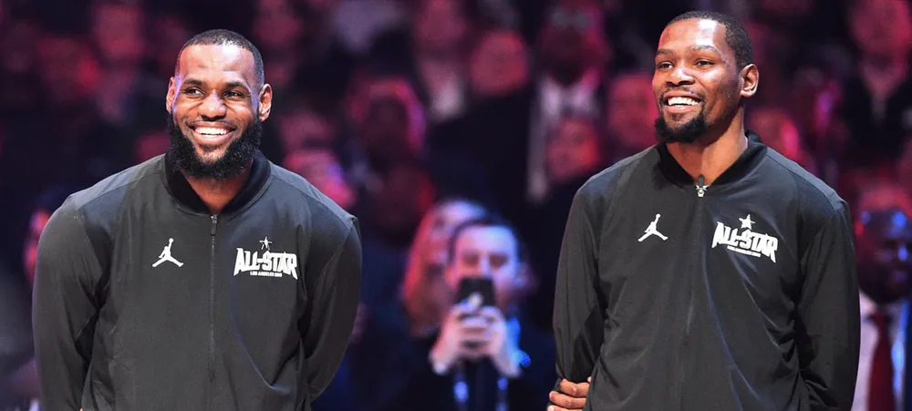 NBA: LeBron James e Kevin Durant lideram votação para o All-Star Game