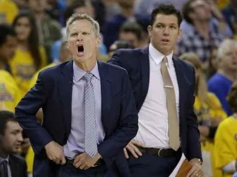 Resultado de imagem para steve kerr luke walton