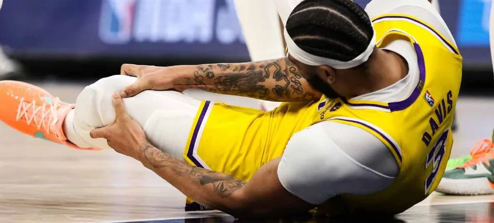 NBA: Anthony Davis vai desfalcar o Lakers por pelo menos 4 semanas