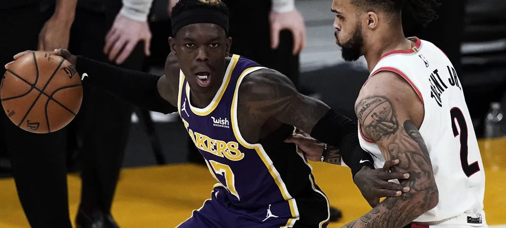 Lakers vence Blazers e Dennis Schroeder mostra porque merece um novo contrato