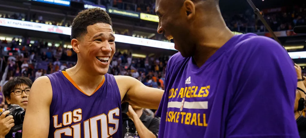 Devin Booker fala sobre Kobe Bryant após vitória do Suns sobre o Clippers