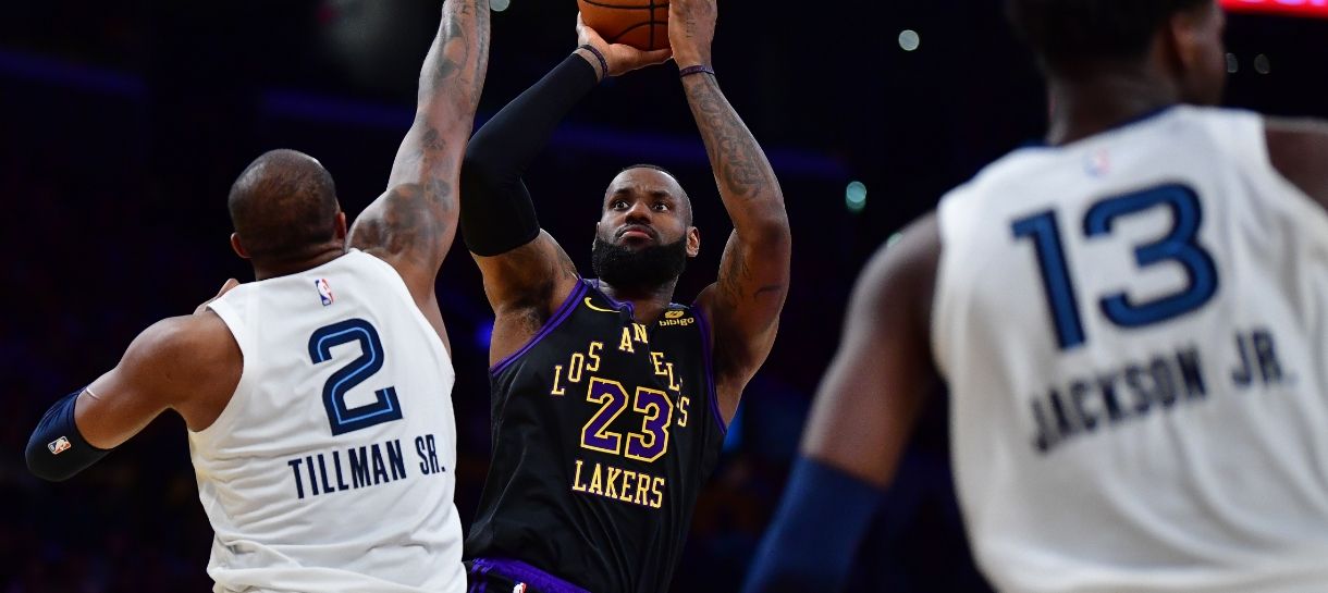 Grizzlies x Lakers: onde assistir ao vivo o penúltimo jogo da temporada regular da NBA