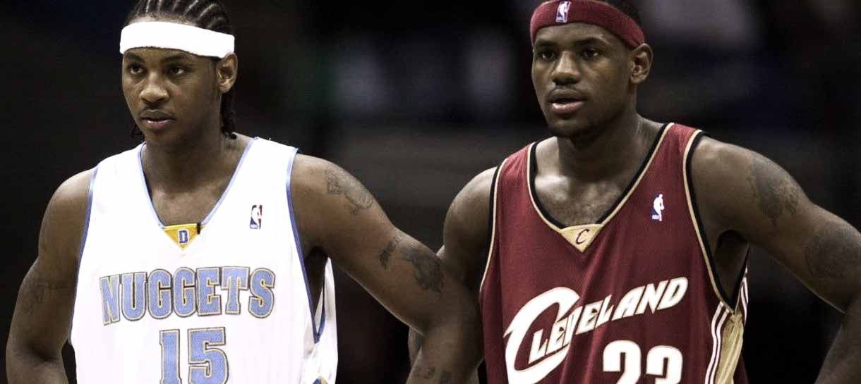 NBA: Carmelo abre o jogo sobre ter perdido o prêmio de calouro do ano para LeBron